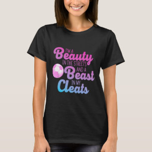 Grappige Voetbal Kunst Voor Vrouwen Meisjes Voetba T-shirt