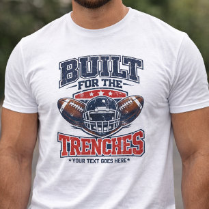 Grappige Voetbal Lineman - Gebouwd voor de Loopgra T-shirt