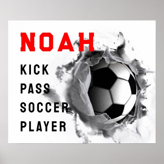 Grappige Voetbal Poster (Voorkant)