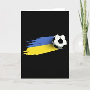 Grappige Voetbal Sneeuwman Sportliefhebber Geschen Kaart