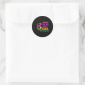 Grappige Voetbal Spreuk Ik Weet Dat Ik Speel Als E Ronde Sticker (Tas)