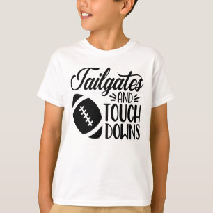 Grappige Voetbal T-shirt Tailgates En Touchdowns