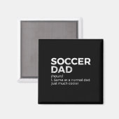 Grappige Voetbal Vader Definitie Magneet (Voorkant / Achterkant)