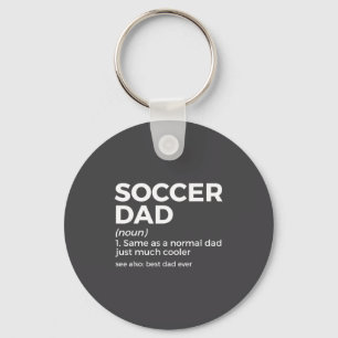 Grappige Voetbal Vader Definitie Voor Heren Voetba Sleutelhanger