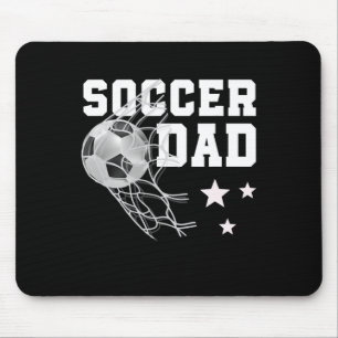 Grappige Voetbal Vader Papa Voetbal Sport Liefhebb Muismat