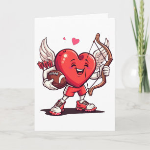 Grappige Voetbal Valentijnsdag Jongens Meisjes Cup Kaart