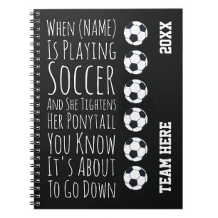 Grappige Voetbalcadeaus Voor Haar Tiener Meisjes T Notitieboek