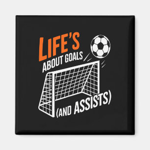 Grappige Voetbalcitaat Levensdoelen Ists Motivatie Magneet