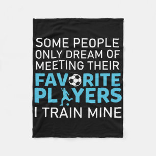 Grappige Voetbalcoach Trainer Teamsporten Liefhebb Fleece Deken
