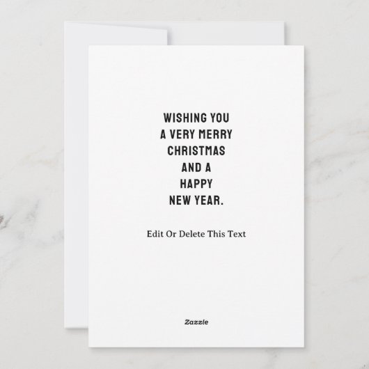 Grappige voetbalkerst feestdagenkaart (Achterkant)