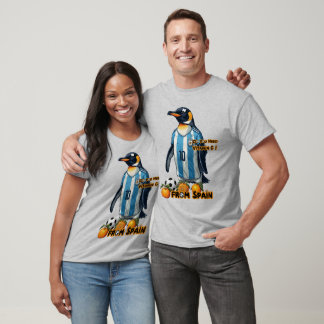 Grappige Voetbalspeler Pinguïn uit Argentinië op G T-shirt