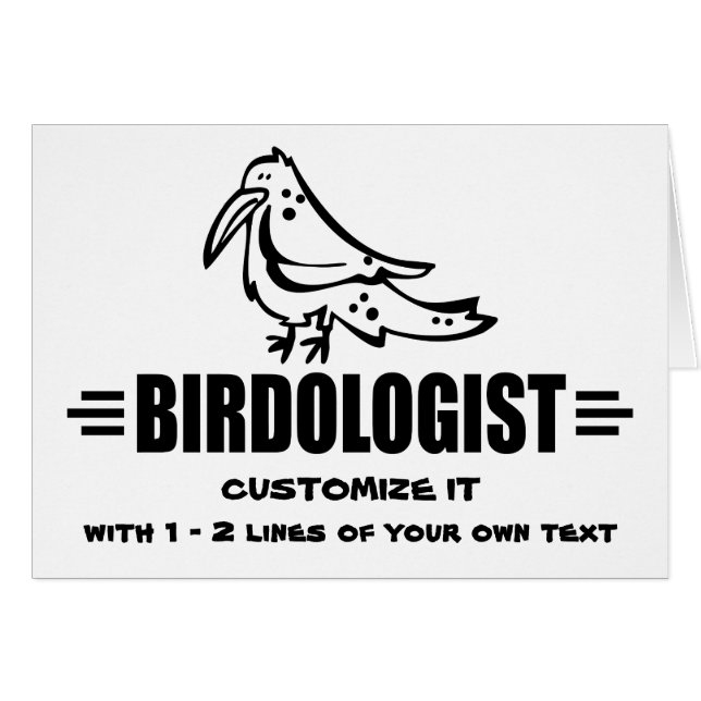 Grappige Vogel (Voorkant Horizontaal)