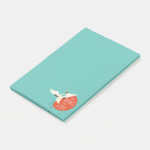 Grappige Vogel Bericht - Gewoon Dans Voor Liefde 1 Post-it® Notes (Schuin)