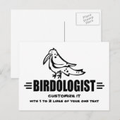 Grappige Vogel Briefkaart (Voorkant / Achterkant)