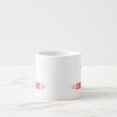 Grappige Vogel Flamingo Espresso Kop (Voorkant)