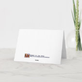 Grappige Vogel - het Denken aan u Kaart (Achterkant)