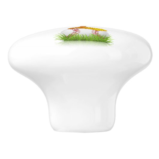 Grappige vogel keramische knop (Zijkant)