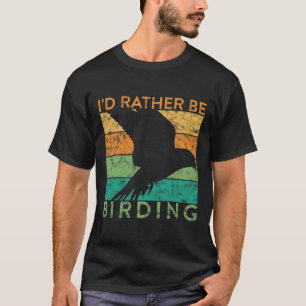 Grappige vogel kijken ID liever vogeltje Ornitholo T-shirt