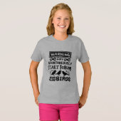 Grappige vogel kijken vogel watcher waarschuwing t-shirt (Voorkant volledig)