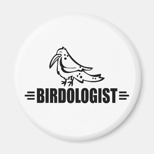 Grappige Vogel Magneet (Voorkant)