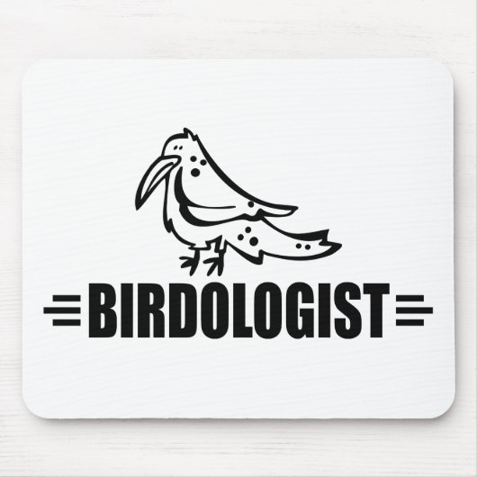Grappige Vogel Muismat (Voorkant)