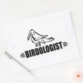 Grappige Vogel Rechthoekige Sticker (Envelop)