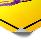 Grappige Vogel Sublimatie clipart-52343 Poster (Hoek)