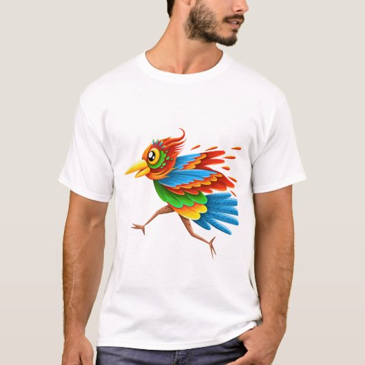 Grappige vogel t-shirt (Voorkant)