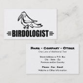 Grappige Vogel Visitekaartje (Voorkant / Achterkant)