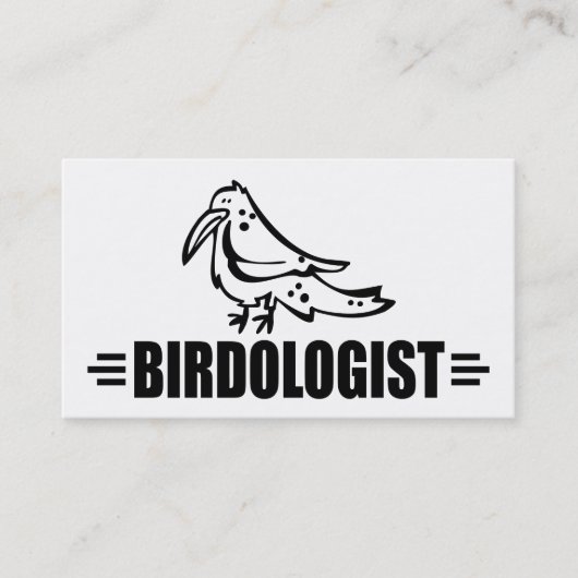 Grappige Vogel Visitekaartje (Voorkant)