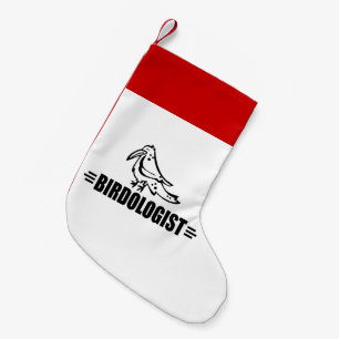 Grappige Vogelaar Kleine Kerstsok
