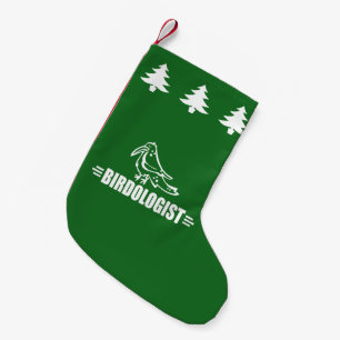 Grappige Vogelaar Kleine Kerstsok