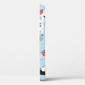 Grappige vogelillustraties, grafisch naadloos. Case-Mate iPhone case (Achterkant / Links)