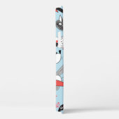 Grappige vogelillustraties, grafisch naadloos. Case-Mate iPhone case (Achterkant / Rechts)