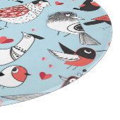Grappige vogelillustraties, grafisch naadloos. snijplank (Hoek)