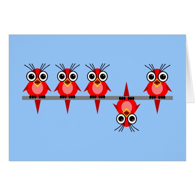 grappige vogels (Voorkant Horizontaal)