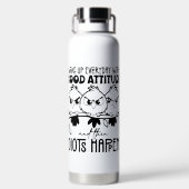 Grappige Vogels Quotes Cadeaus voor Idioten Waterfles (Achterkant)