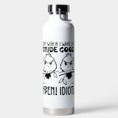 Grappige Vogels Quotes Cadeaus voor Idioten Waterfles (Links)
