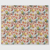 Grappige vogels (Spring Wood) Cadeaupapier (Vlak)