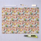 Grappige vogels (Spring Wood) Tissuepapier (Craft)