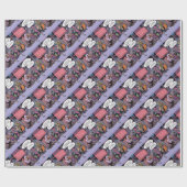 grappige vogels van een zeehond cadeaupapier (Vlak)