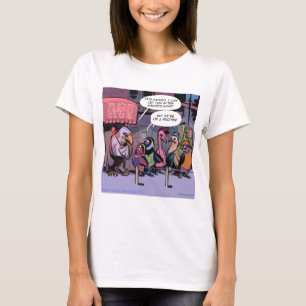 Grappige Vogels Van Elkaar T-shirt