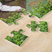 Grappige vogelverschrikker legpuzzel (Zijkant)