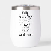 Grappige Volledig Koalafied Architect Schattige Ko (Voorkant)