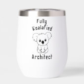 Grappige Volledig Koalafied Architect Schattige Ko (Achterkant)