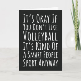 Grappige Volleybal Kaarten Humor Teamsporten Spele
