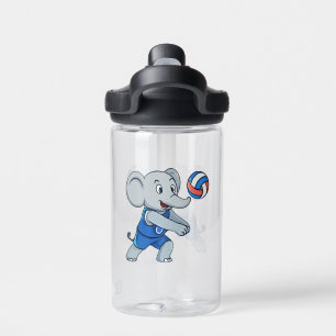 Grappige Volleybal Olifant Sporten Slim Water Waterfles