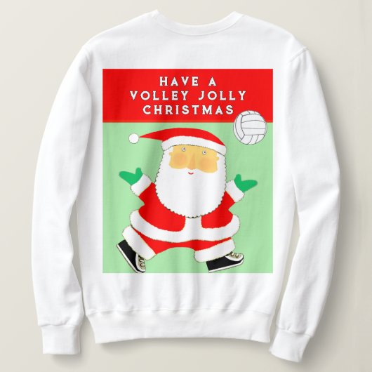 Grappige Volleybal Trui (Design achterkant)