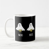 Grappige Volwassen Halloween Boo Ghost Bijen Koffiemok (Links)