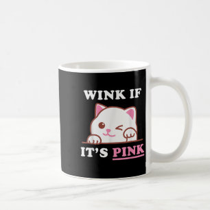 Grappige Volwassen Humor Schattige Cat Cool Pink S Koffiemok